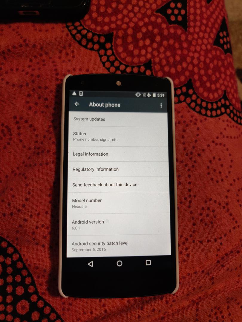 Google Nexus 5, color White