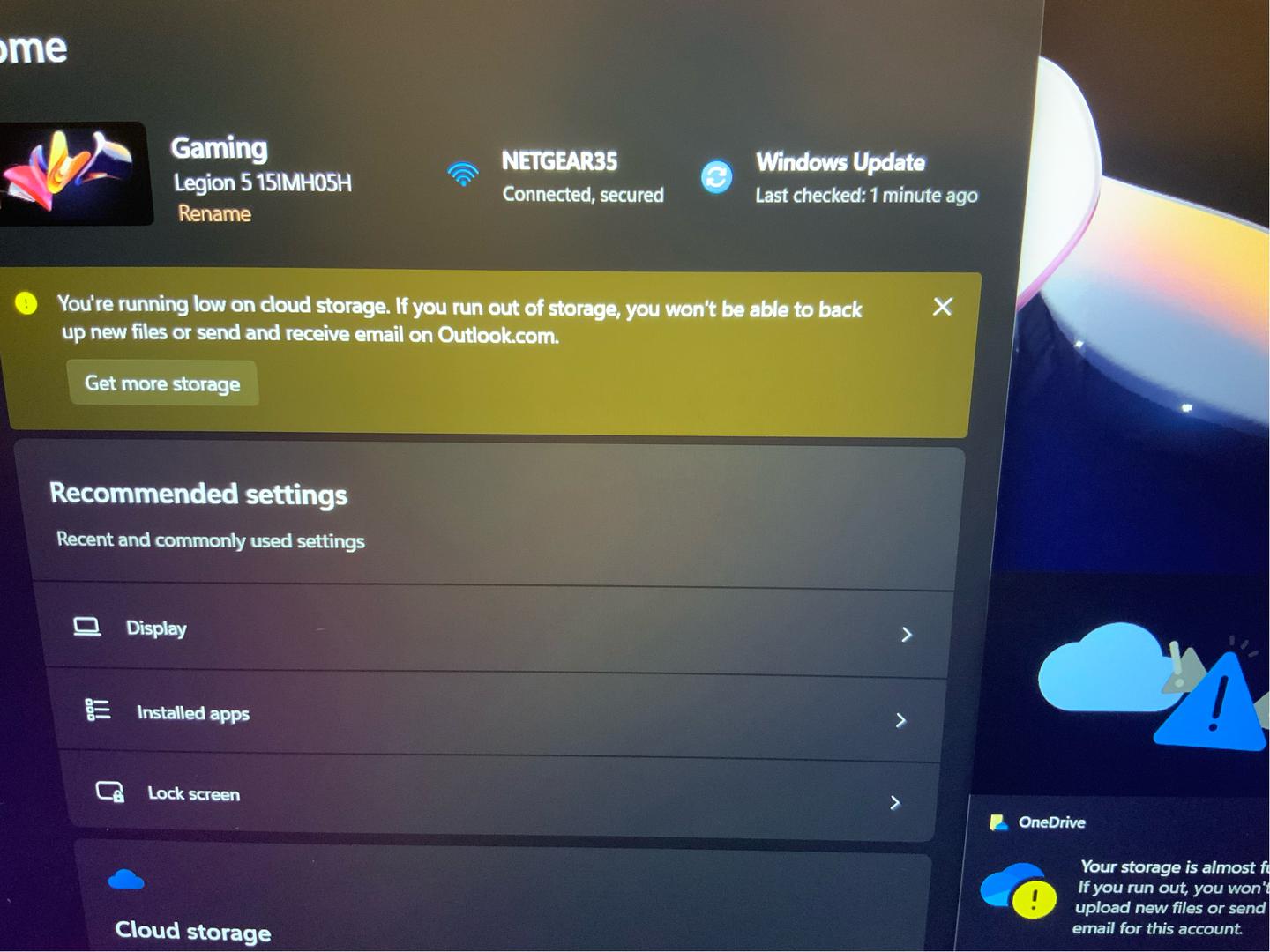 Lenovo Legion 5, color Black
