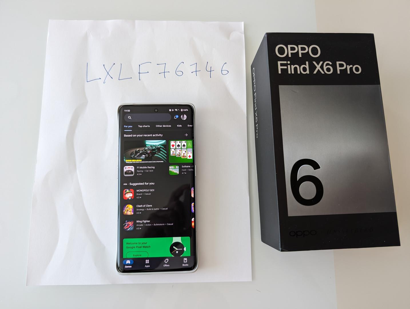Oppo Find X6 Pro, color Brown