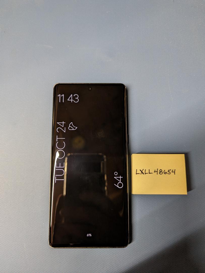 Google Pixel 7 Pro, color Obsidian