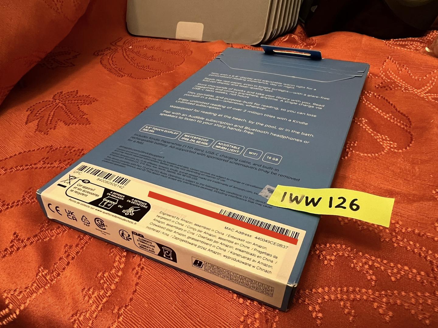 Amazon Kindle Paperwhite 11th Gen 2021, color Blue