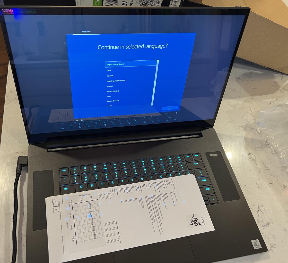 Razer Blade Pro 17" 2020, color Black