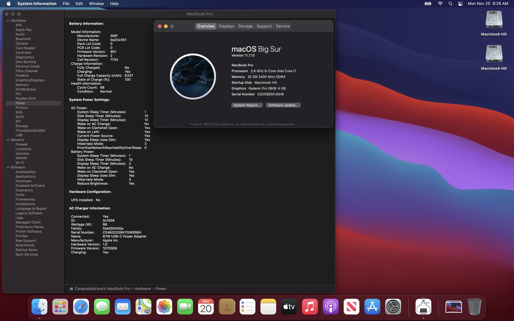 MacBook Pro 2018 (With Touch Bar) - 15", color Gray