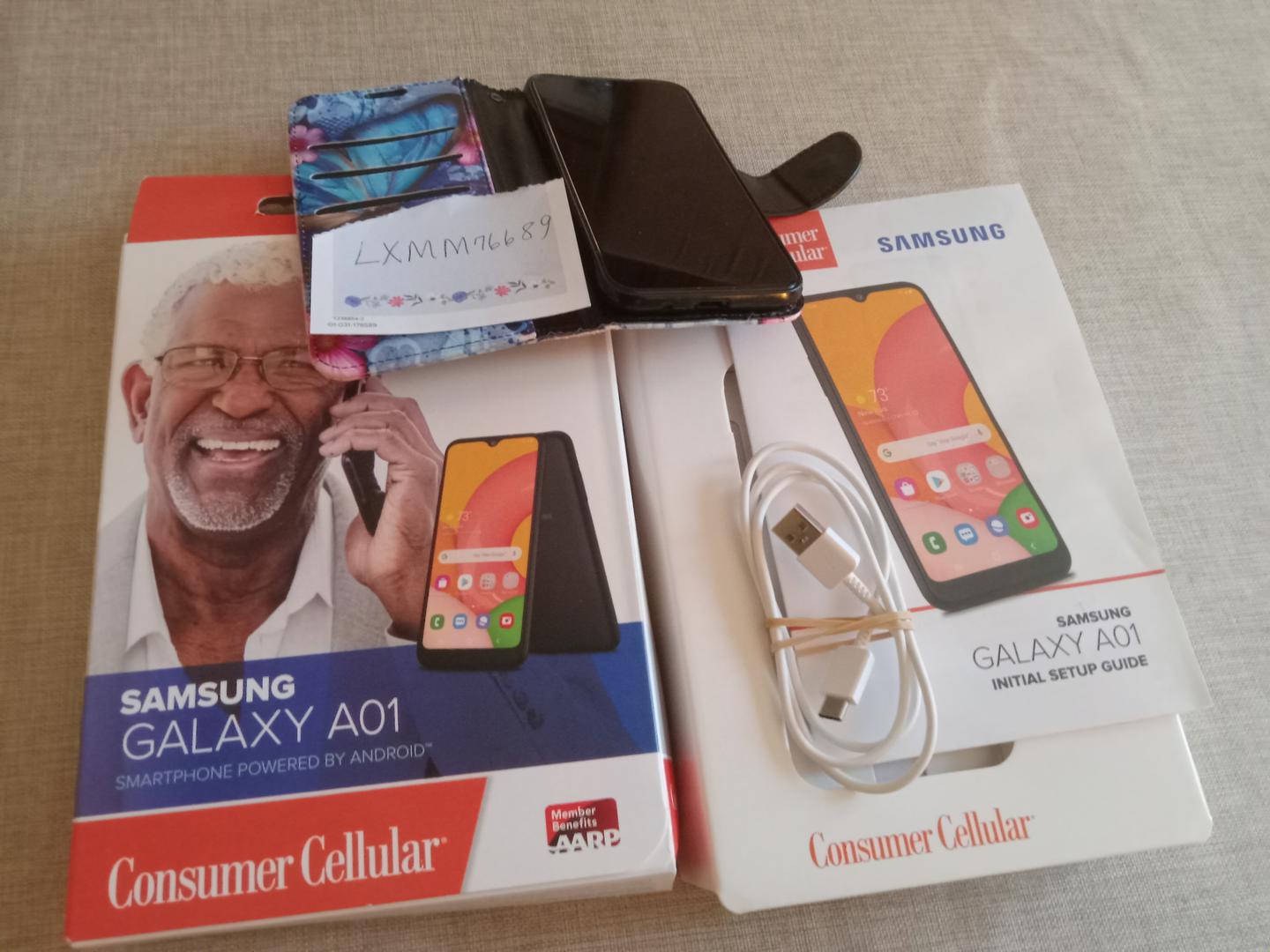 Samsung Galaxy A01, color Black