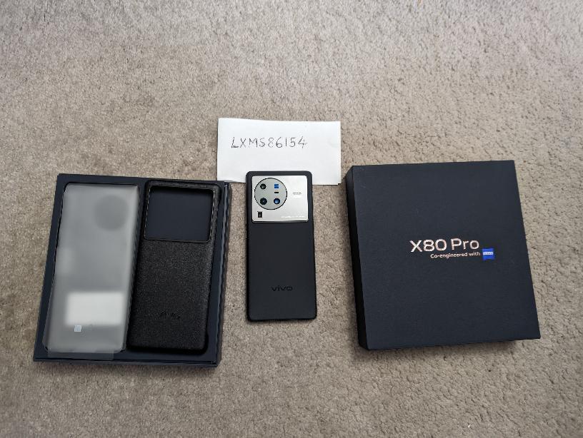 vivo X80 Pro, color Black
