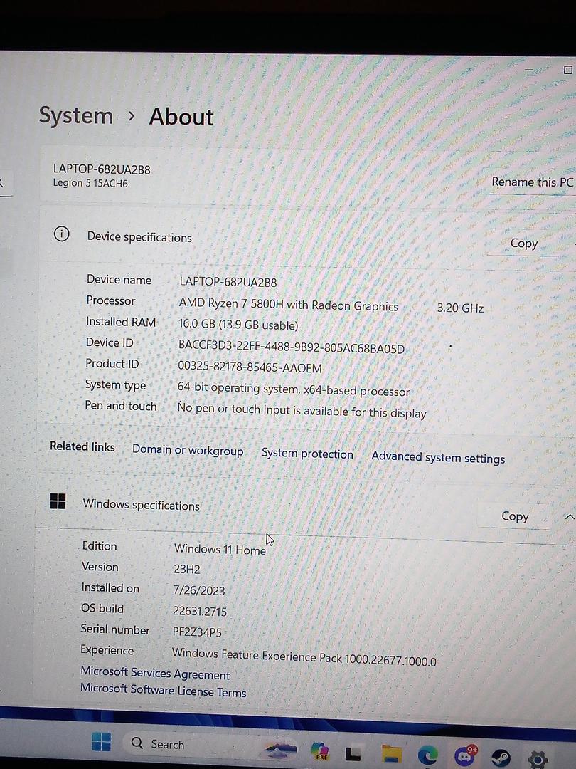 Lenovo Legion 5, color Black