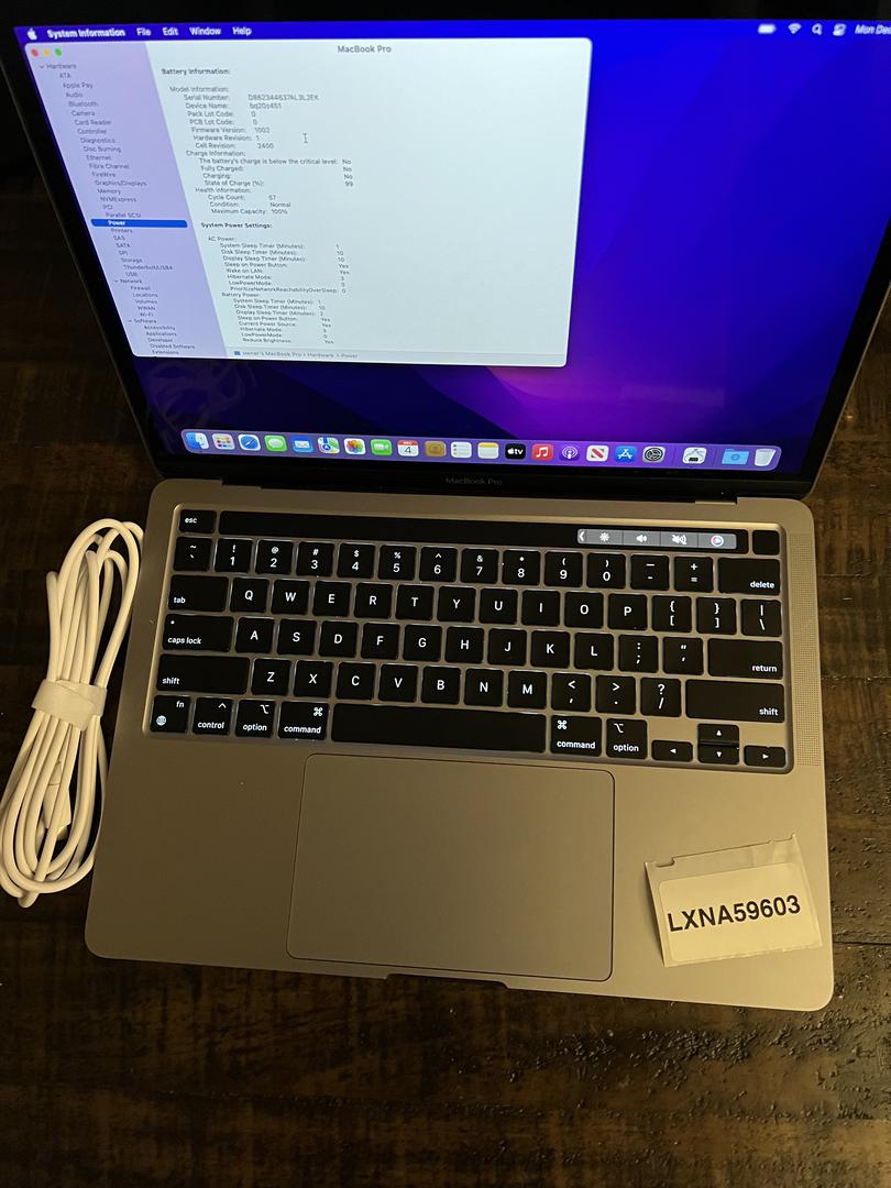 MacBook Pro 2022 - 13", color Gray