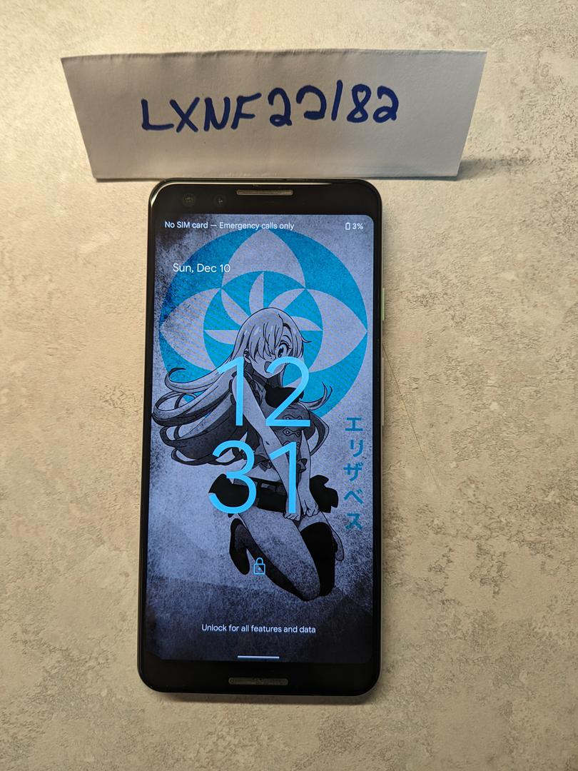 Google Pixel 3, color White