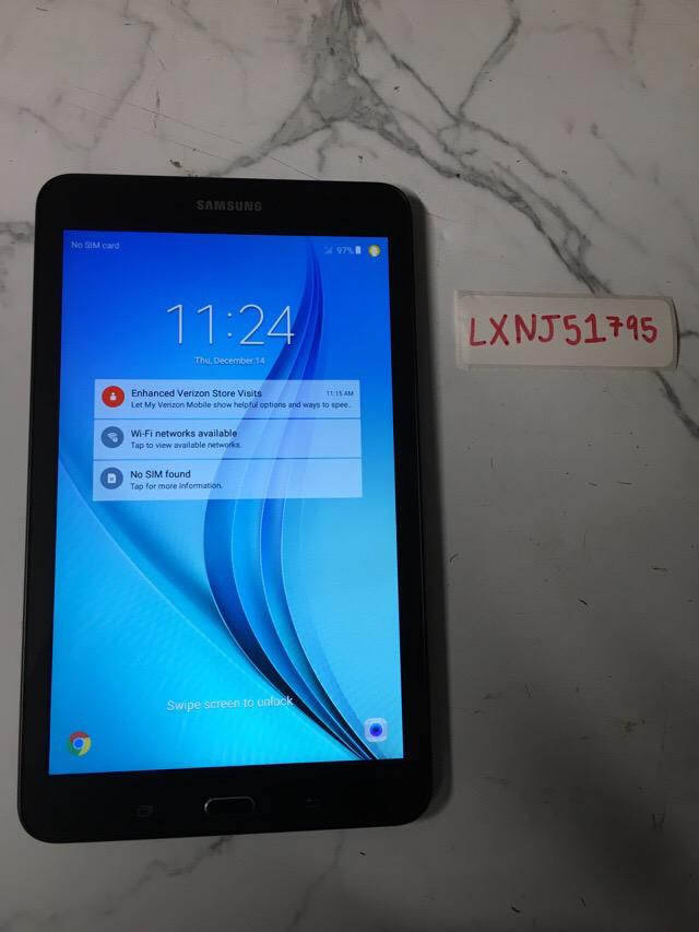 Samsung Galaxy Tab E 8.0, color Black