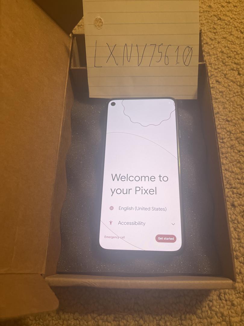 Google Pixel 5, color Black