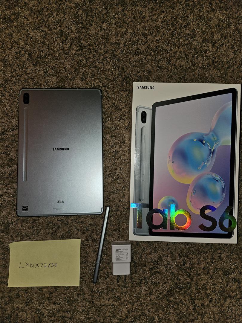 Samsung Galaxy Tab S6 WiFi, Blue, 256GB, 8GB, SMT860 LXNX72630
