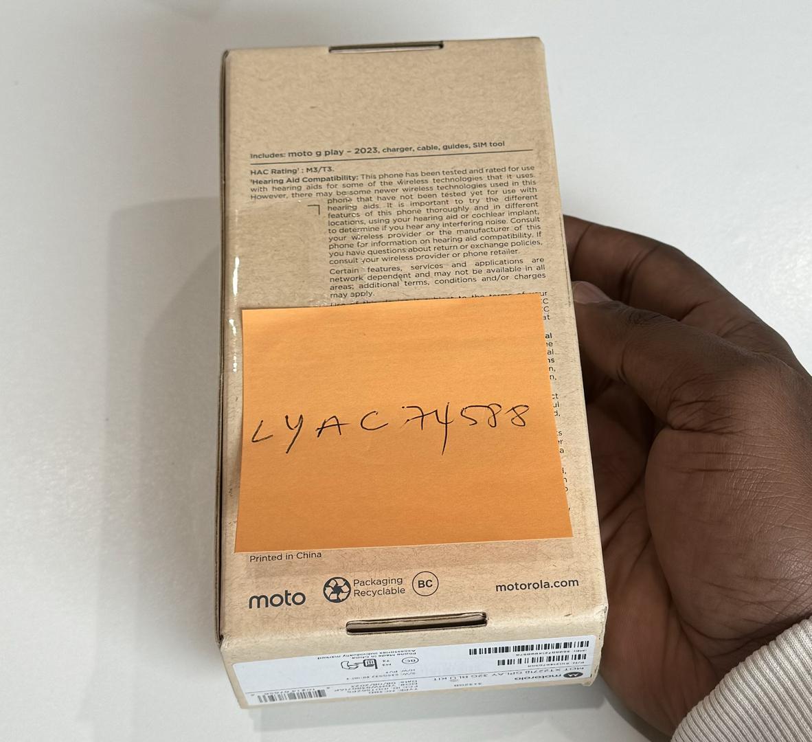 Moto G Play (2023), color Navy Blue