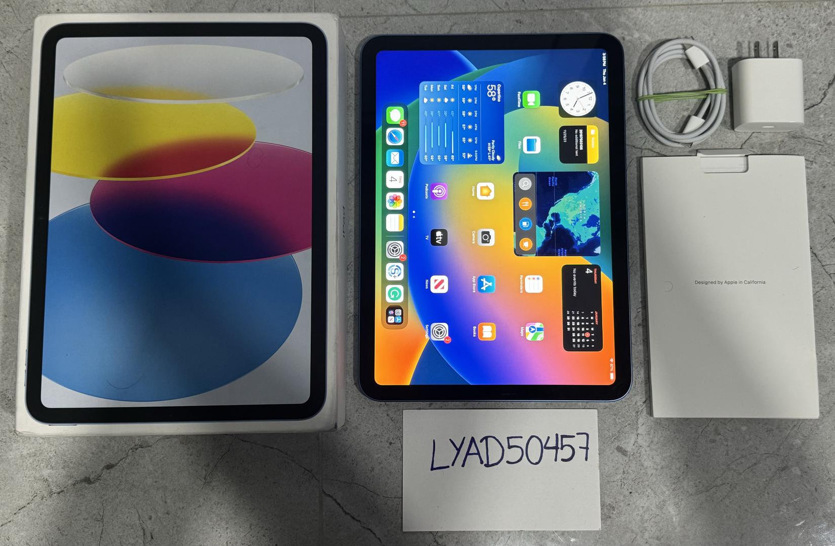 Apple iPad 10th Gen, color Blue