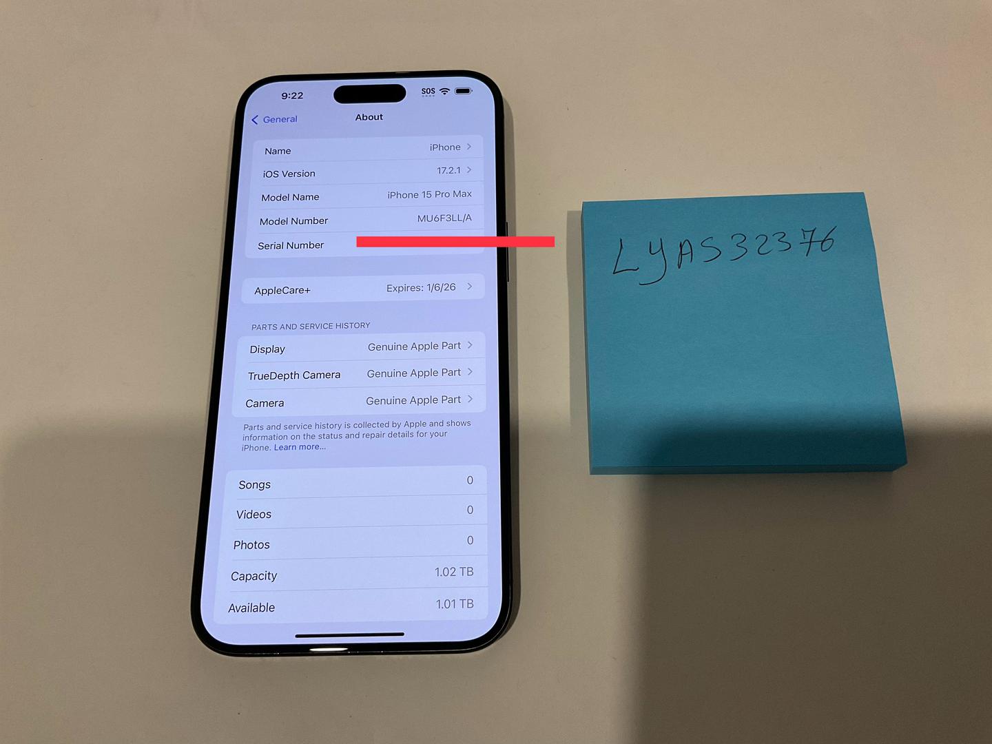 Apple iPhone 15 Pro Max, color Black