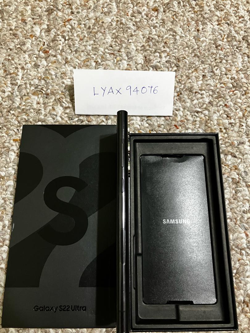Samsung Galaxy S22 Ultra, color Black