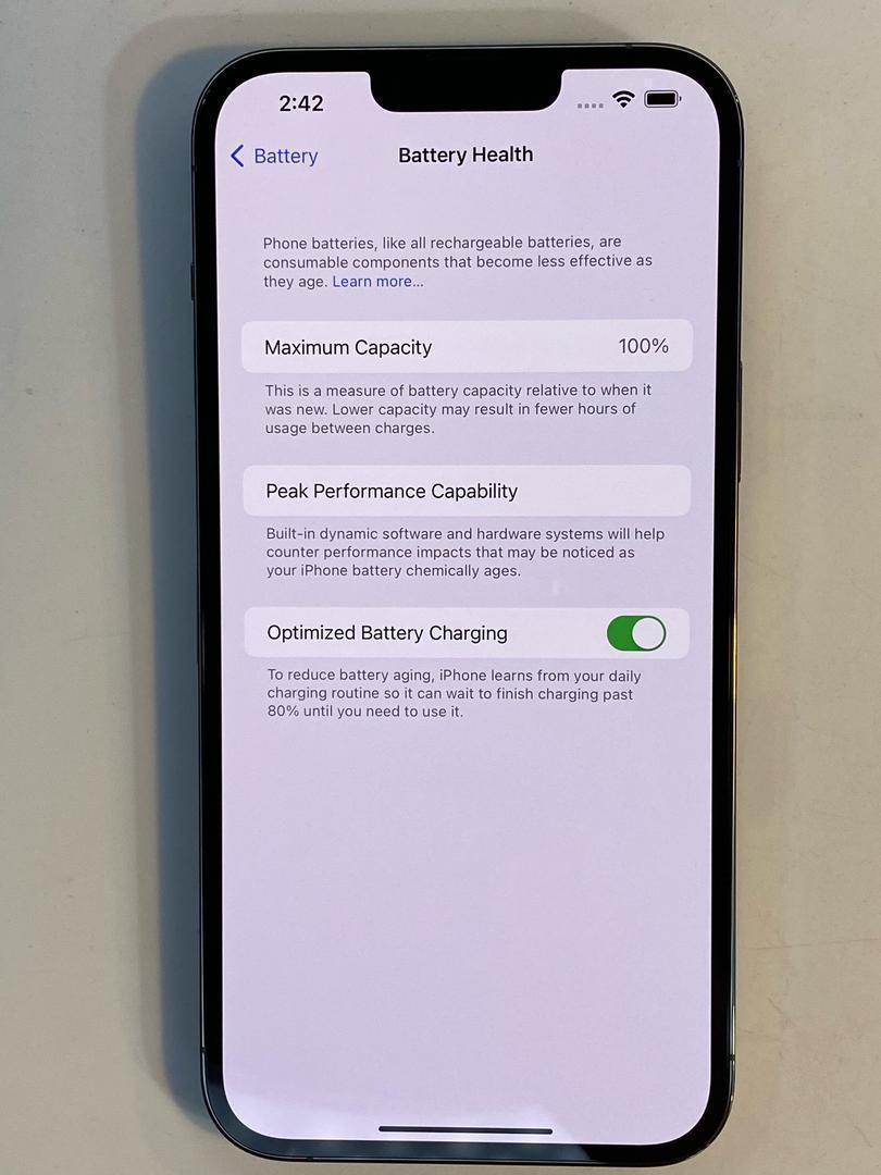 Apple iPhone 13 Pro Max Unlocked, Green, 256GB, A2484 LYBF81603