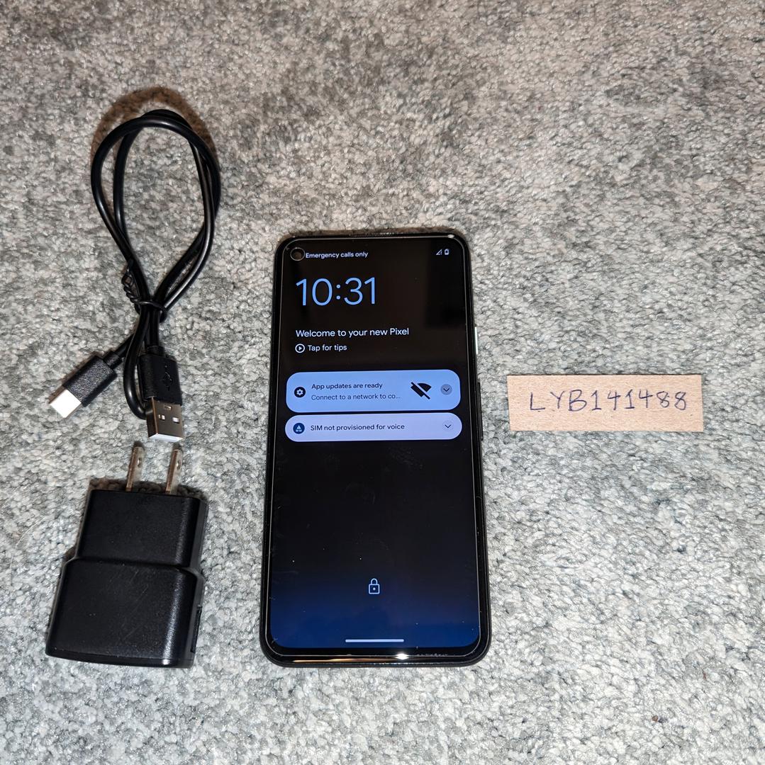 Google Pixel 4a, color Black
