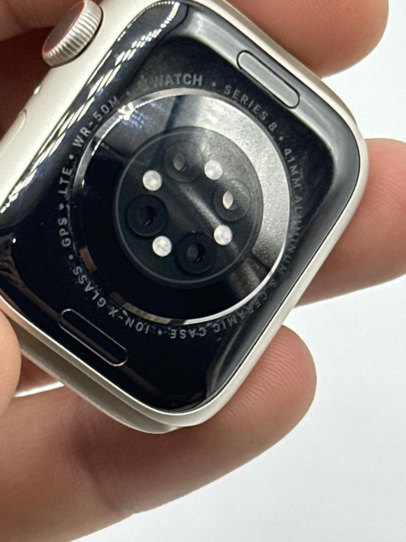 Apple Watch Series 8 41mm Unlocked, Starlight, A2772 Cellular
