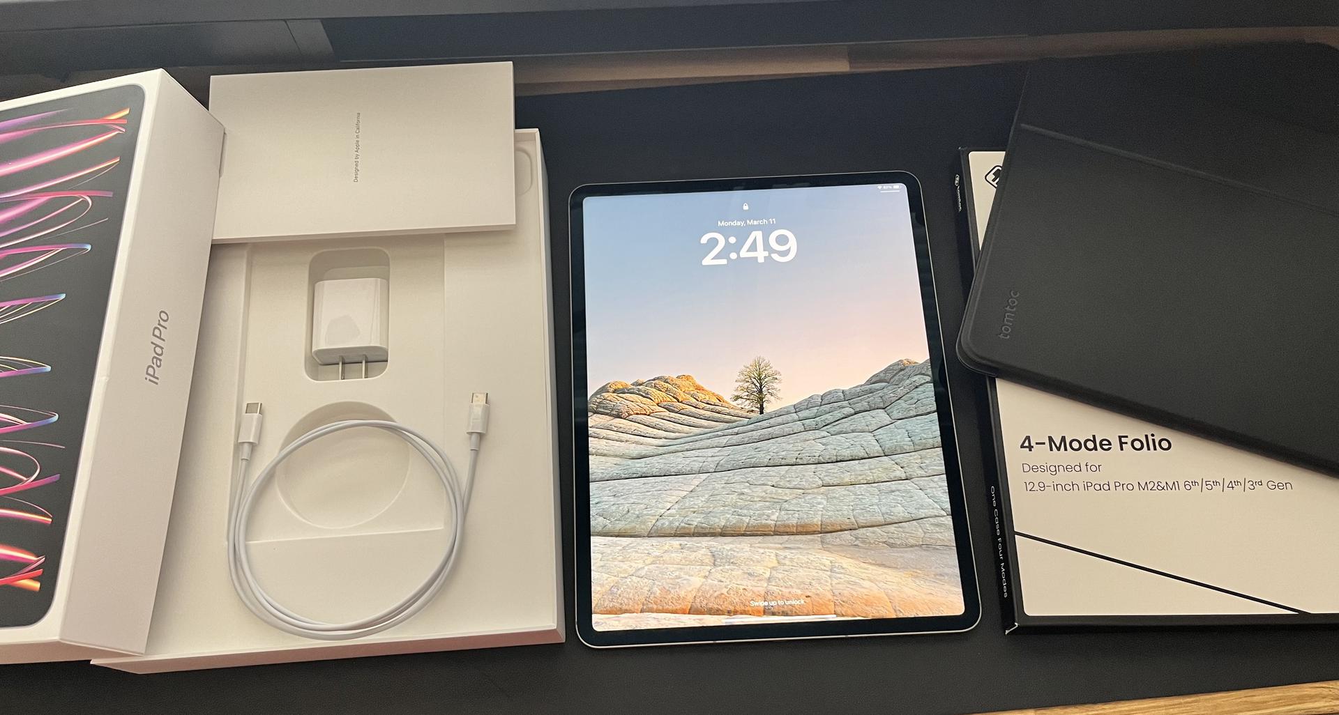 Apple iPad Pro 12.9" 6th Gen 2022, color Gray