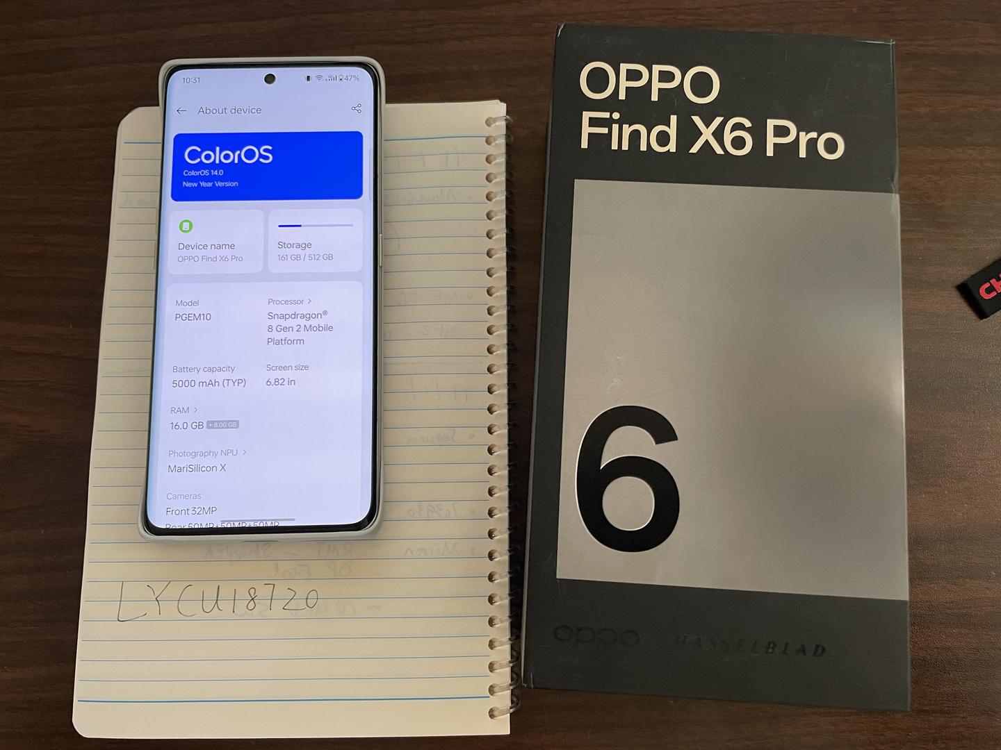 Oppo Find X6 Pro, color Brown