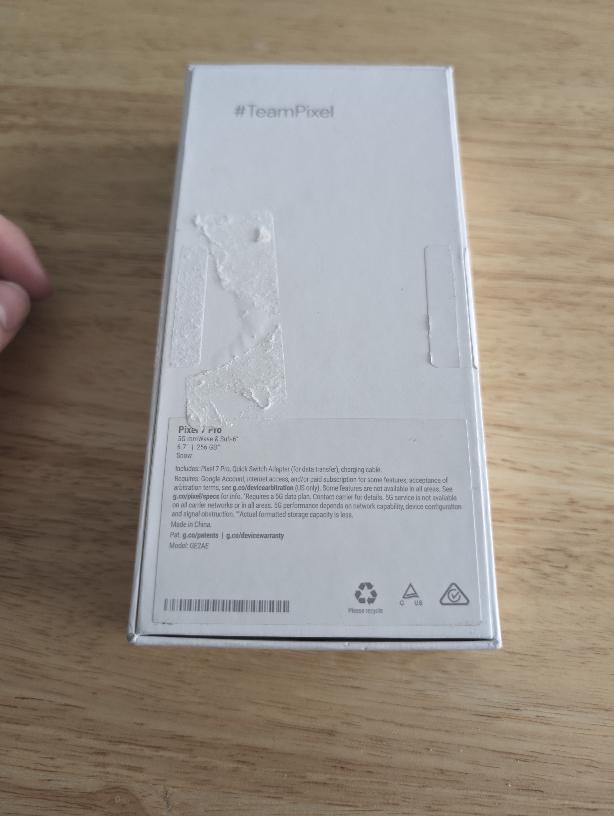 Google Pixel 7 Pro, color Snow