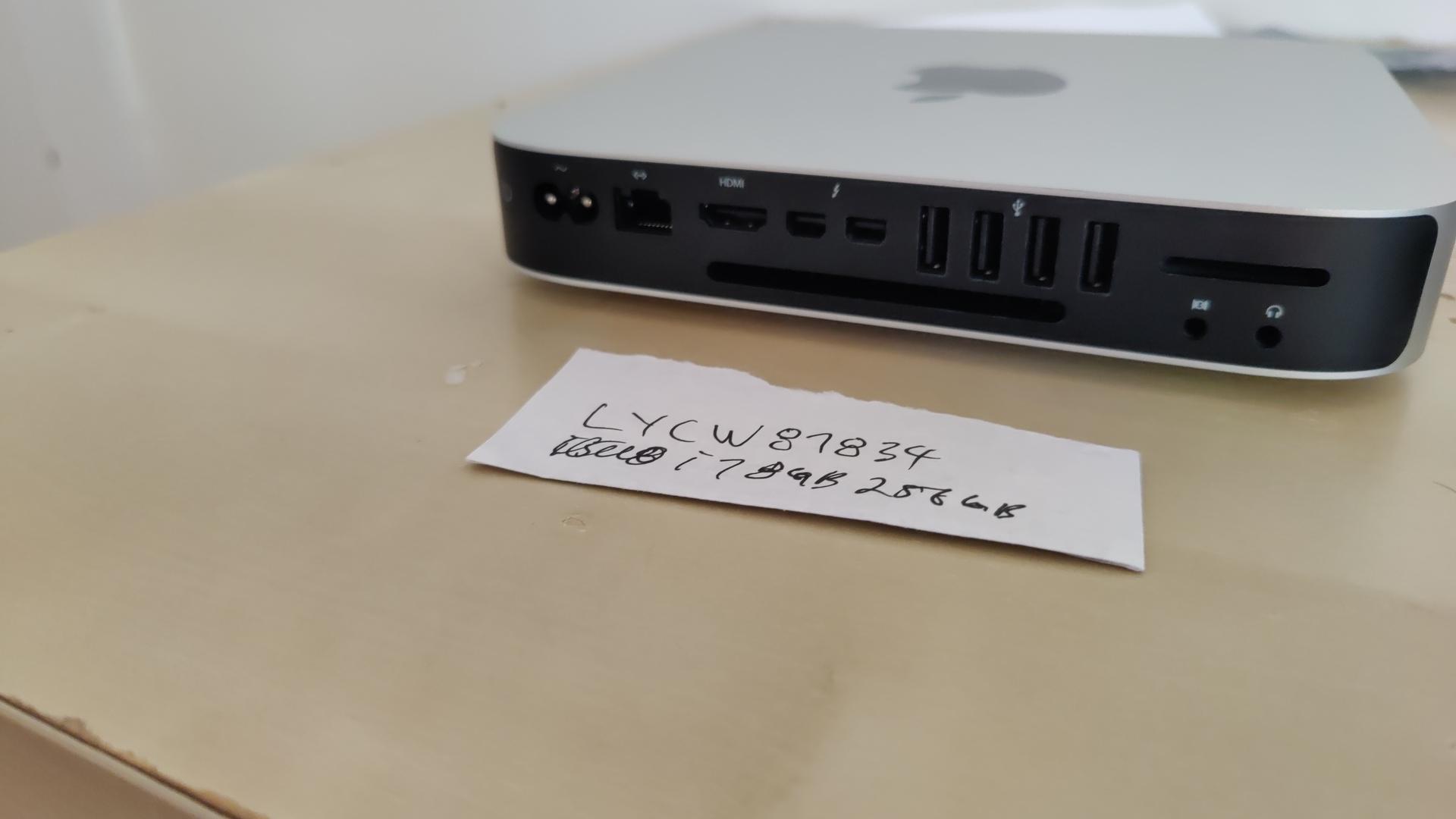 Mac Mini 2014 I7 Silver 256gb 8gb Lycw87834 Swappa