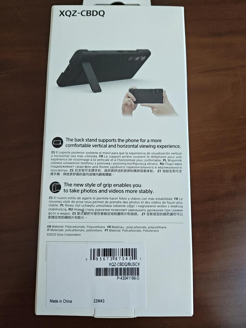 Sony Xperia 1 V, color Black