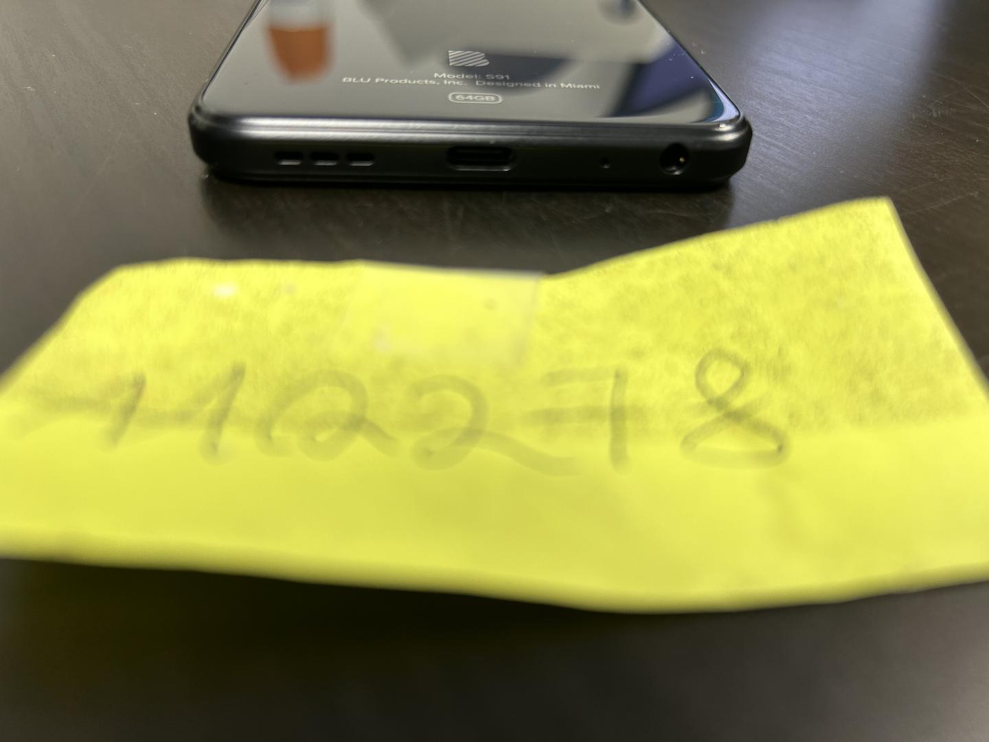 Blu S91, color Black