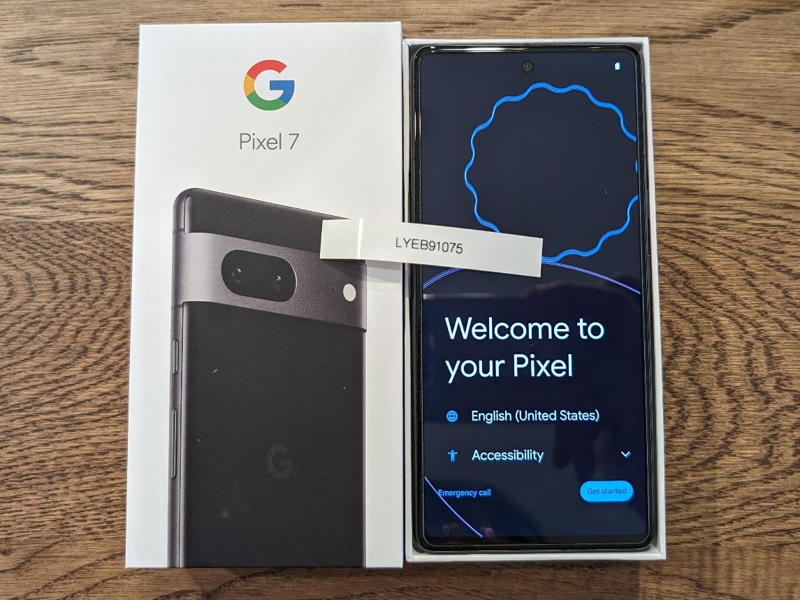 Google Pixel 8 Google Pixel 7 GVU6C - 128GB - Obsidian