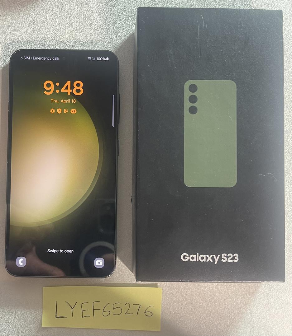 Samsung Galaxy S23 Verizon, Green, 128GB, 8GB, SMS911U LYEF65276