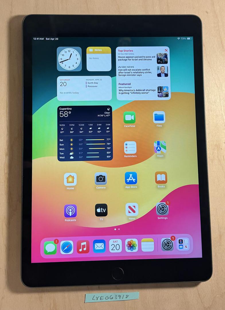 Apple iPad 9th Gen, color Gray