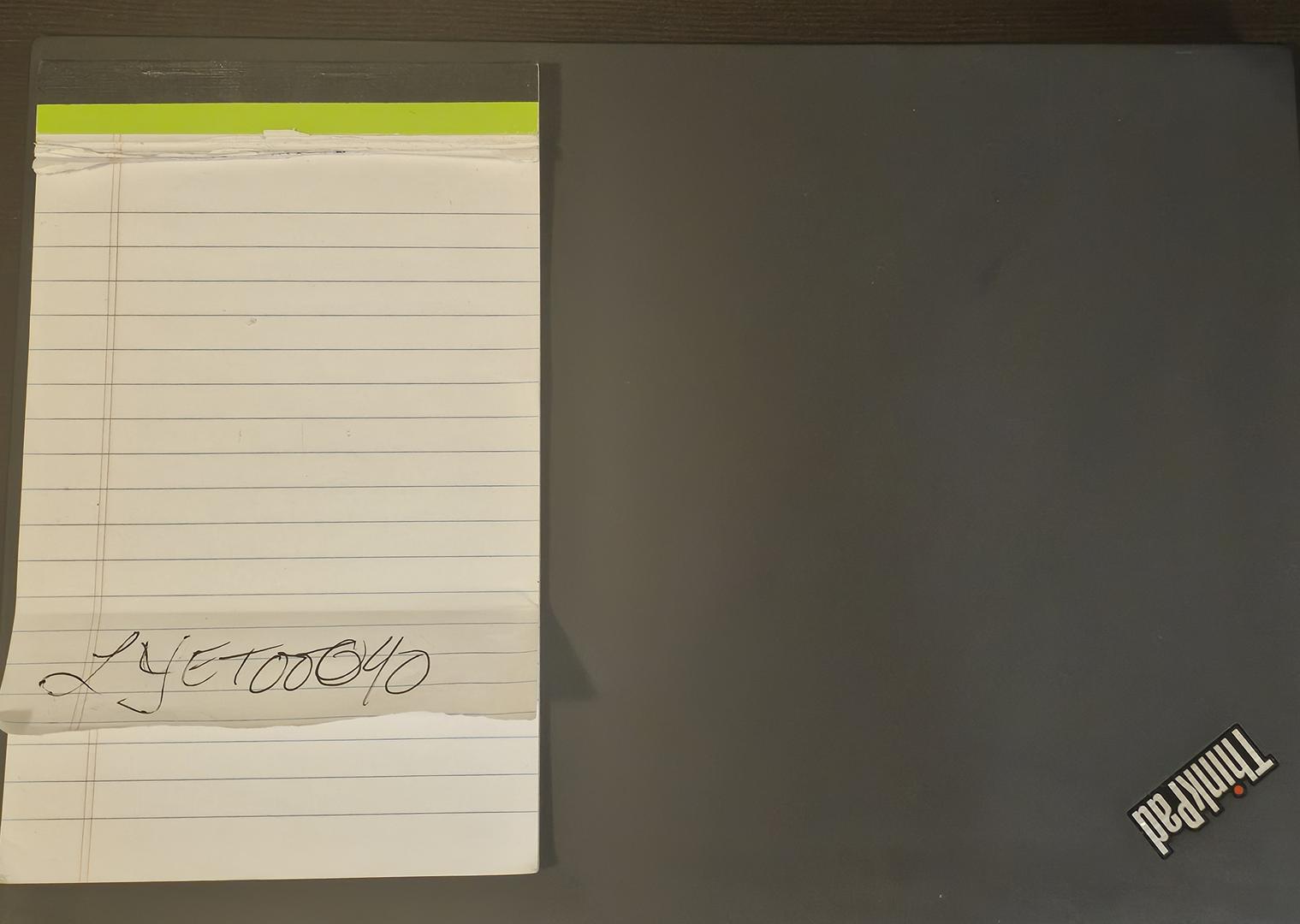 Lenovo ThinkPad Laptop, color