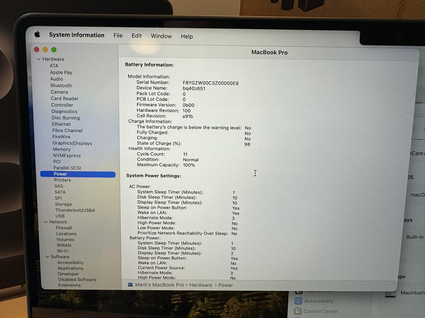 MacBook Pro Late 2023 (M3) - 16", color Black