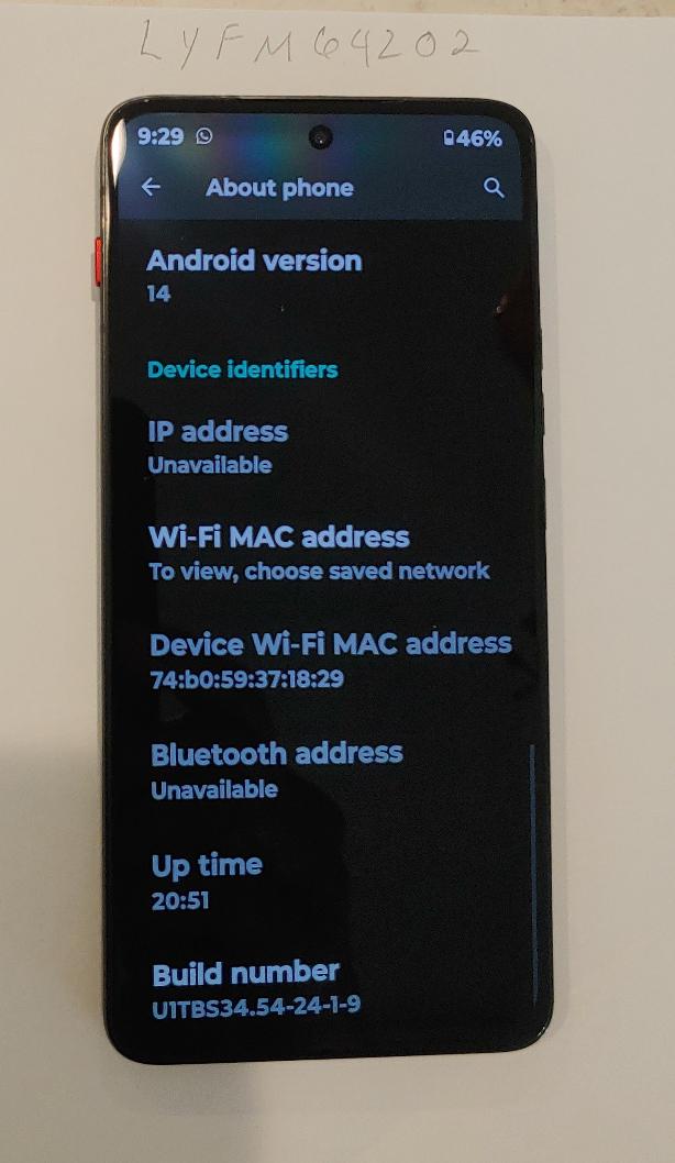 Motorola ThinkPhone, color Black