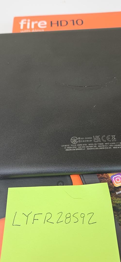 Amazon Fire HD 10 2021, color Black