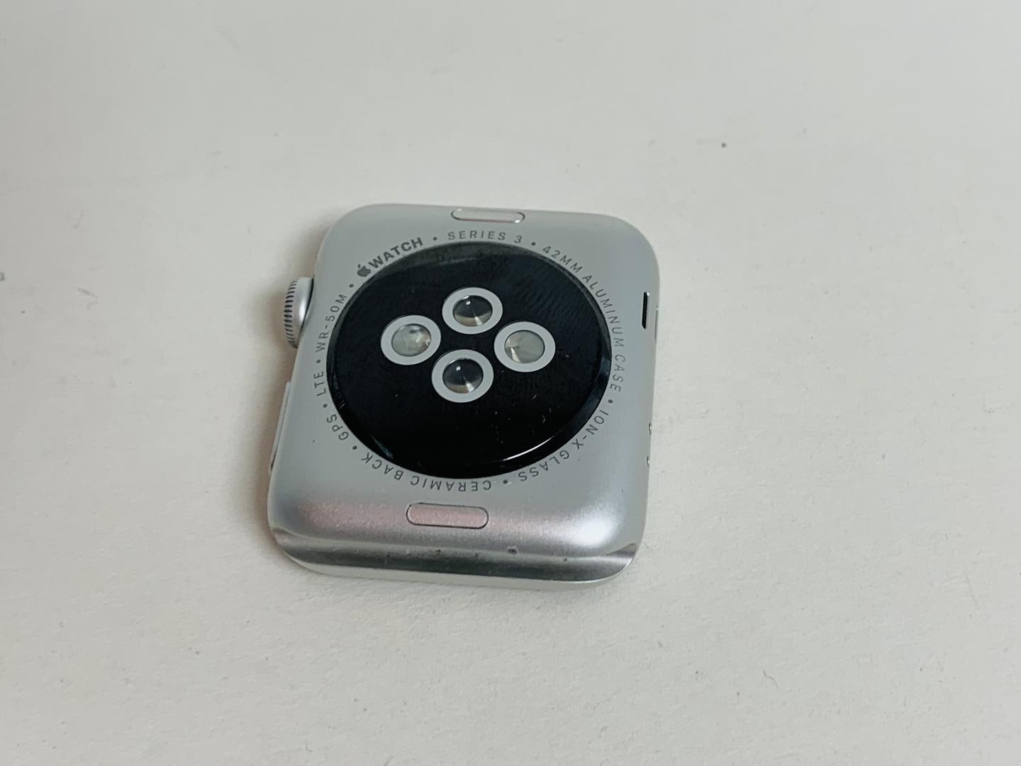 Apple Watch Series 3 42mm Unlocked, Silver, A1861, Aluminum