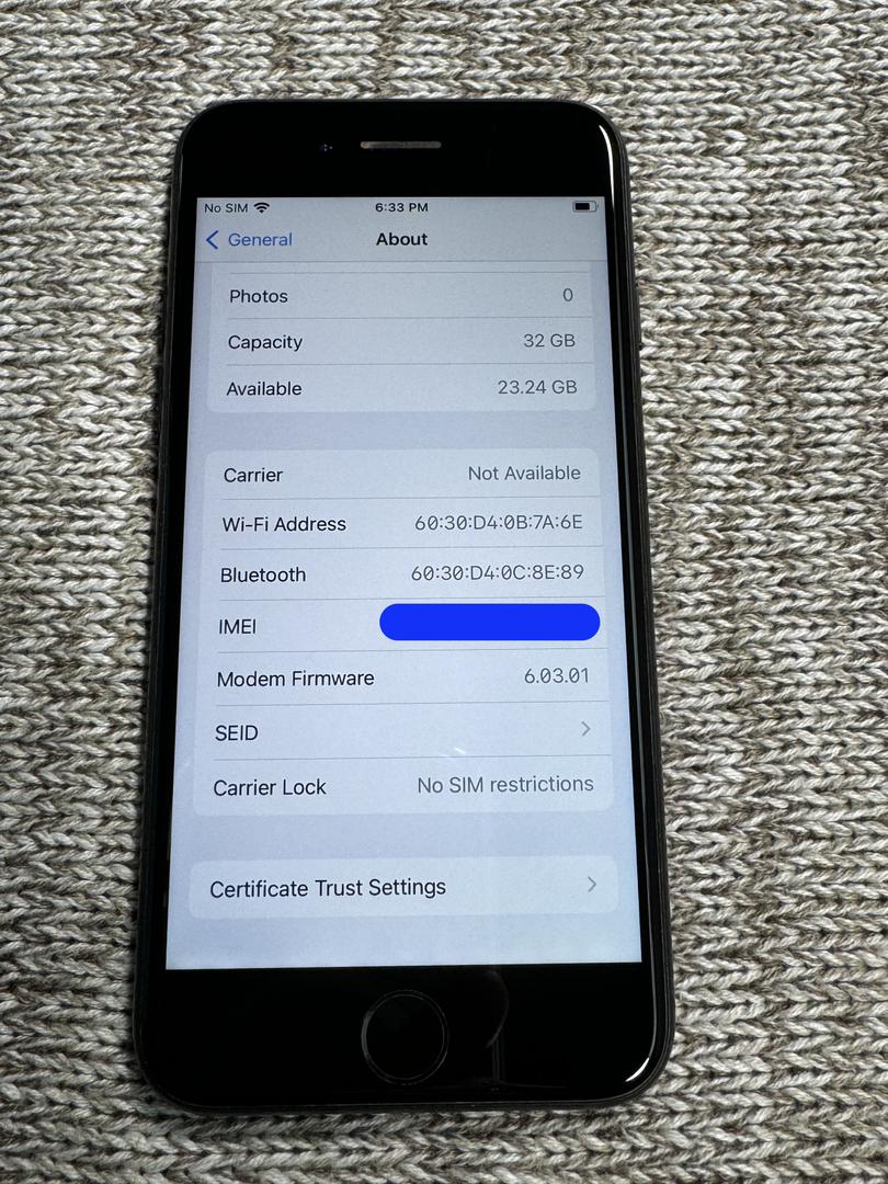Apple iPhone 7 Unlocked, Black, 32GB, A1778, GSM LYFX09786 Swappa