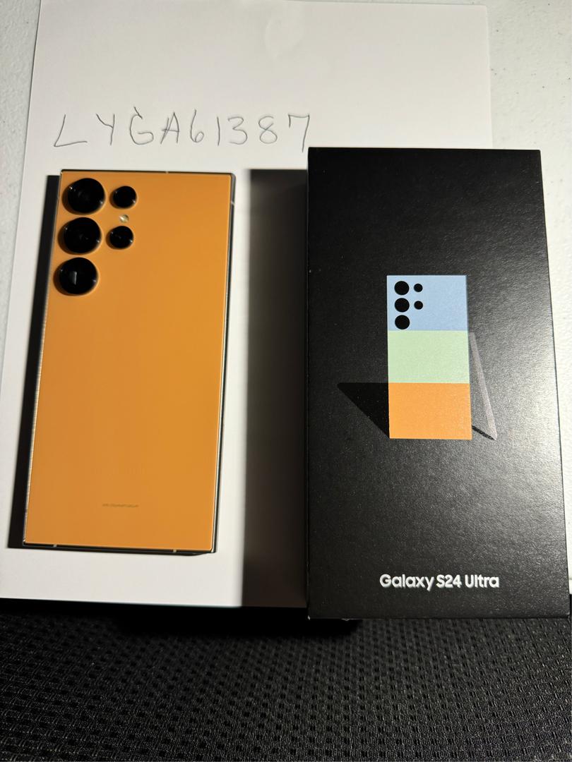 Samsung Galaxy S24 Ultra Unlocked, Orange, 256GB, 12GB, SMS928U1