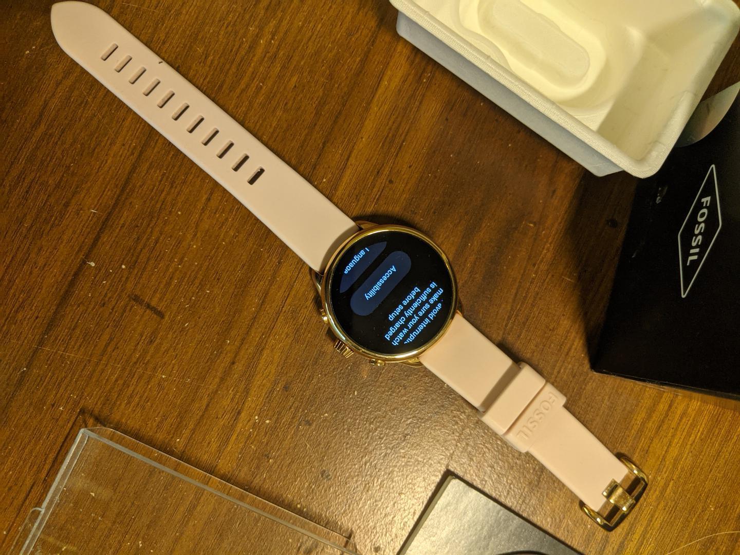 Fossil Gen 6, color Rose Gold