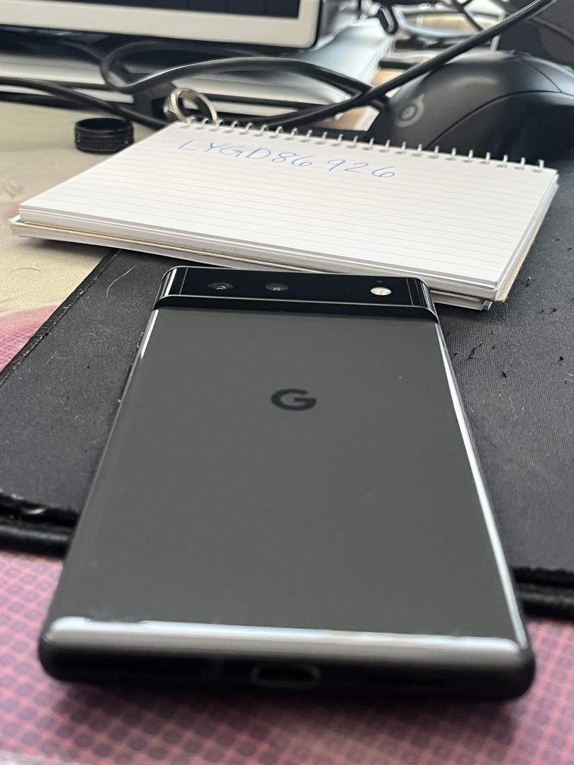Google Pixel 6, color Black