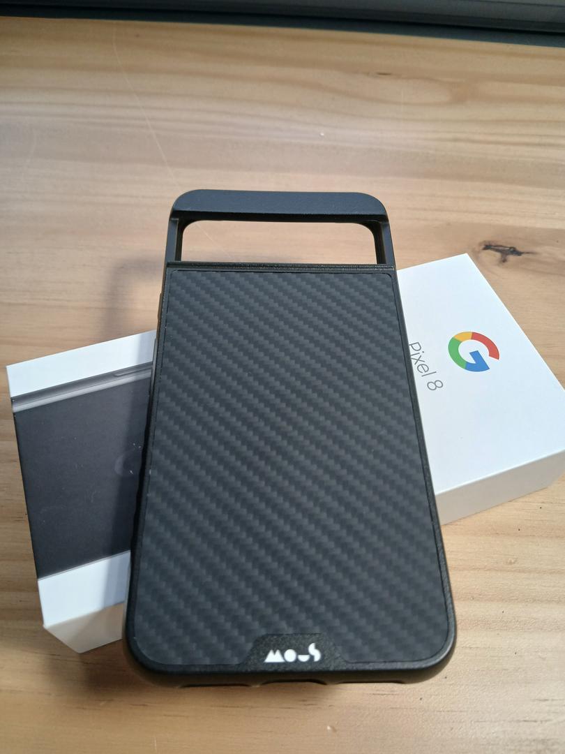 Google Pixel 8, color Obsidian