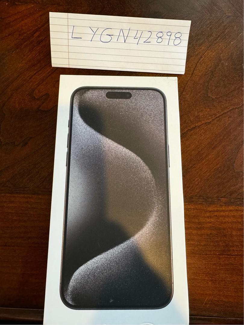 Iphone 15 Pro Max Verizon Prepaid Apple iPhone 15 Pro Max - Verizon, Black, 512GB, A2849 - LYGN42898 - Swappa