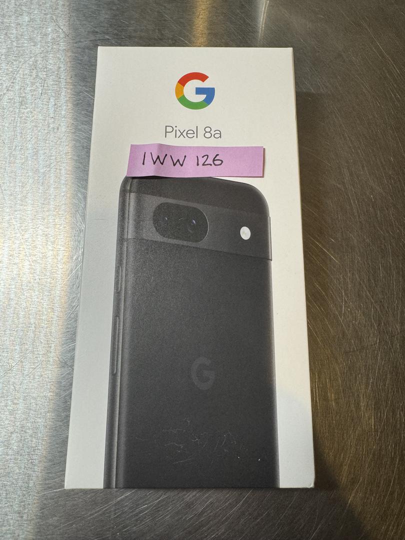 Google Pixel 8a, color Obsidian