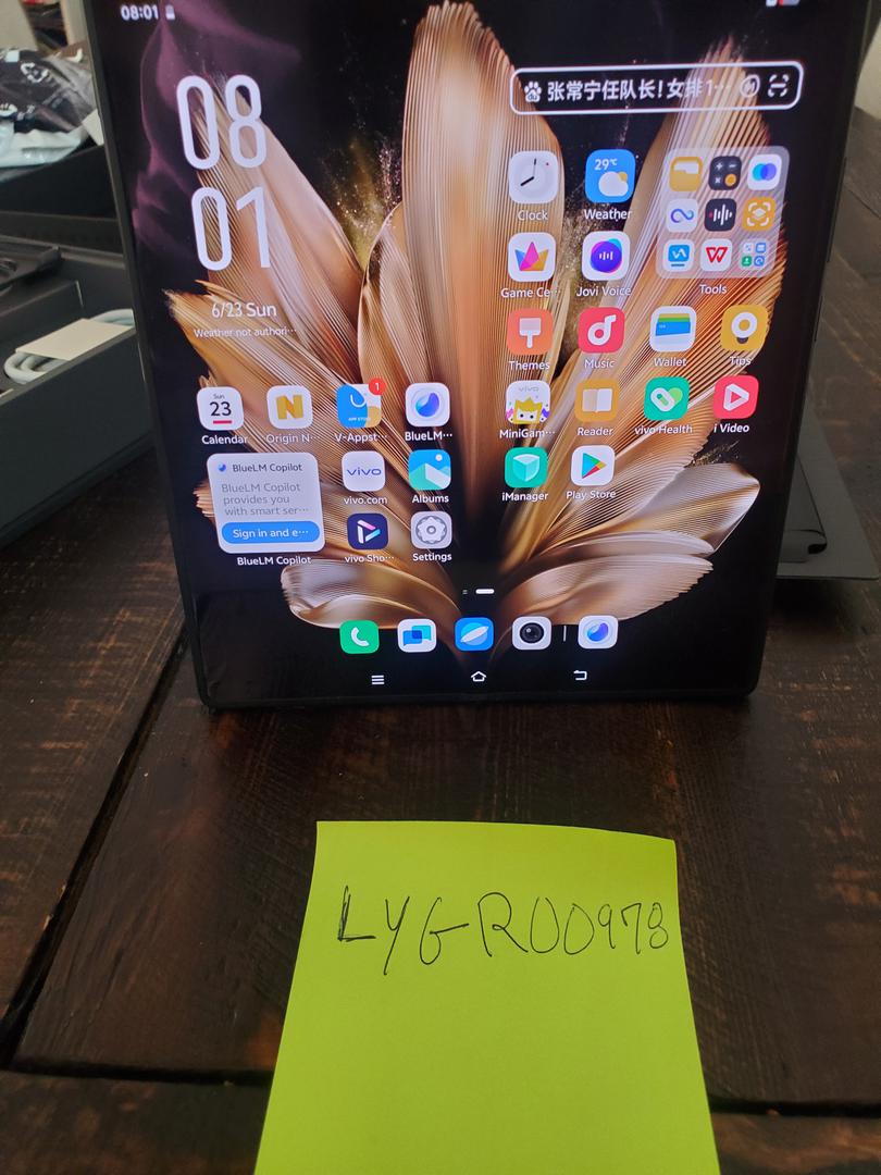 vivo X Fold3 Pro, color Black