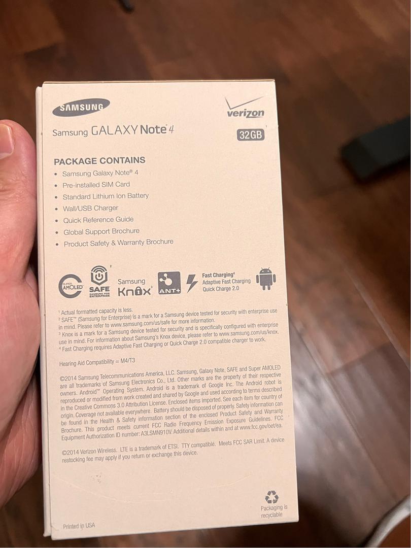Samsung Galaxy Note 4, color Black
