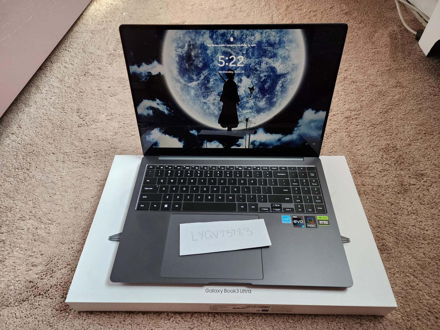 Samsung Galaxy Book3 Ultra 16", color Graphite