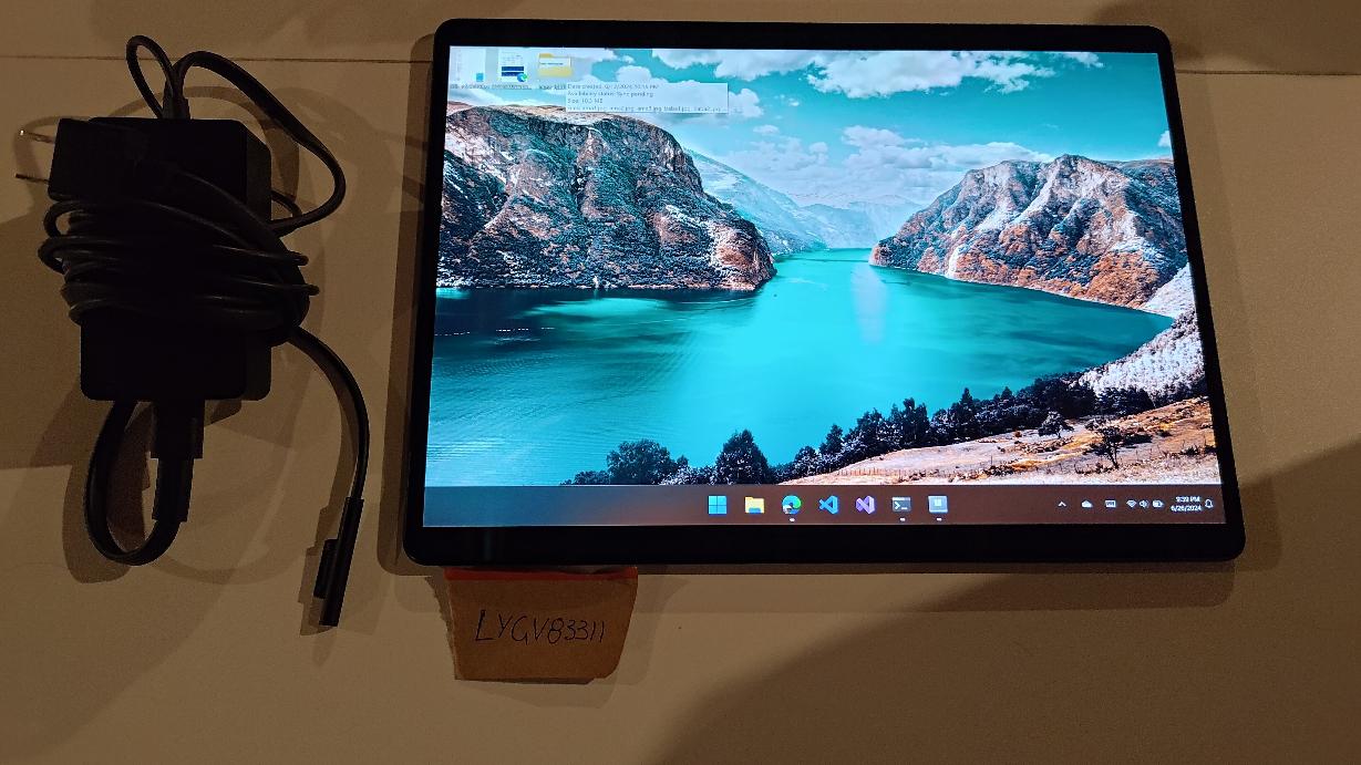 Microsoft Surface Pro X SQ1, Black, 128GB, 8GB, GSM Unlocked LYGV83311 Swappa