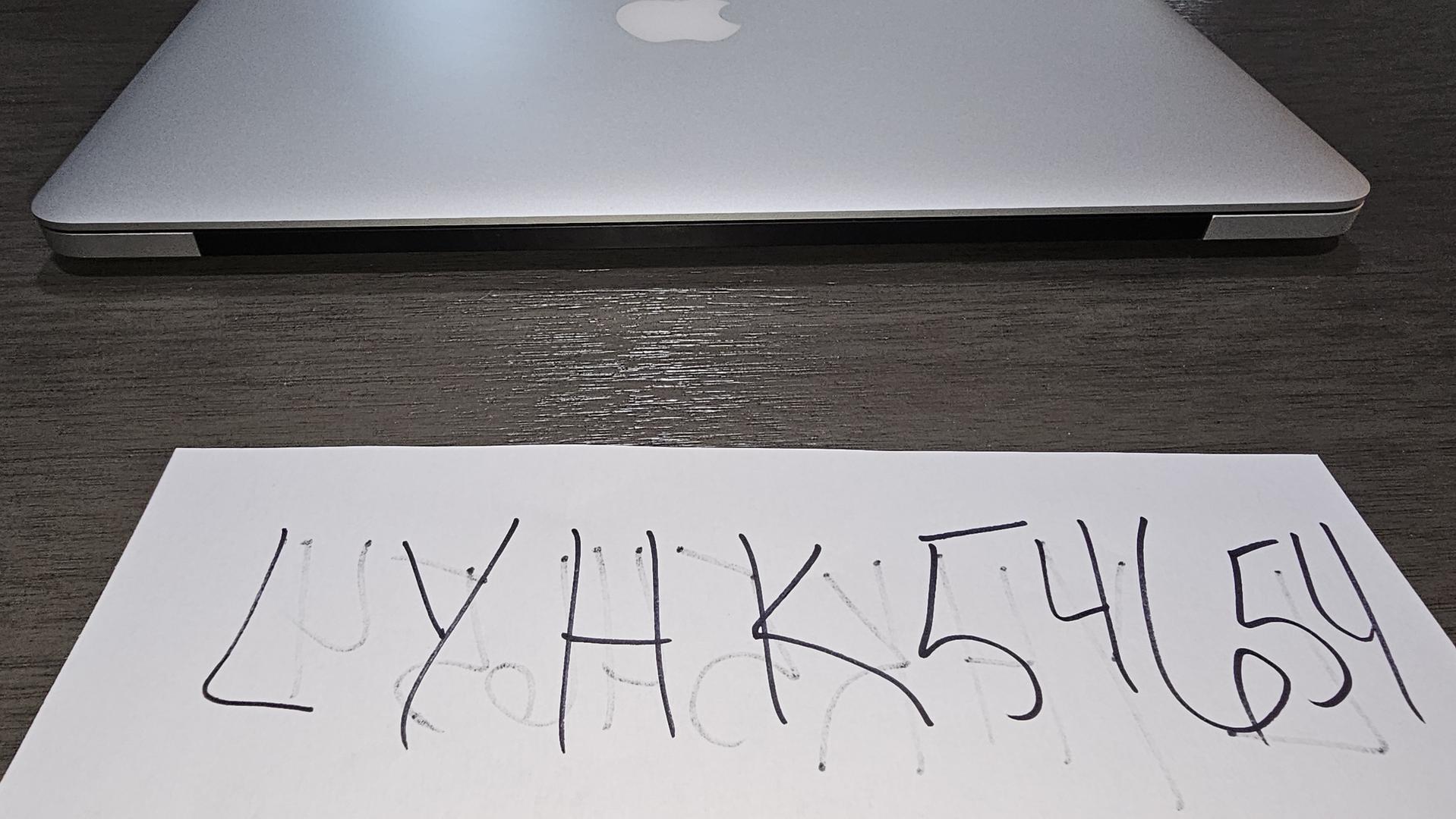 MacBook Pro 2013 (Retina) - 13", color Silver