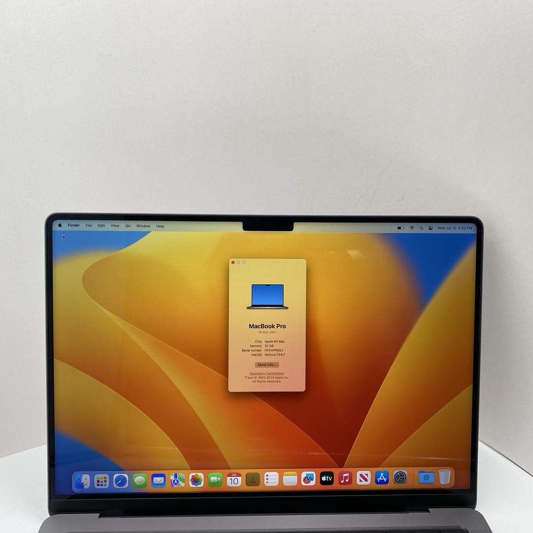 MacBook Pro 2021 - 14", color Gray