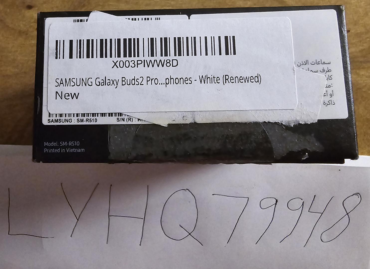 Samsung Galaxy Buds2 Pro - White, SM-R510 - LYHQ79948 - Swappa